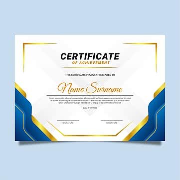 Completion Certificate